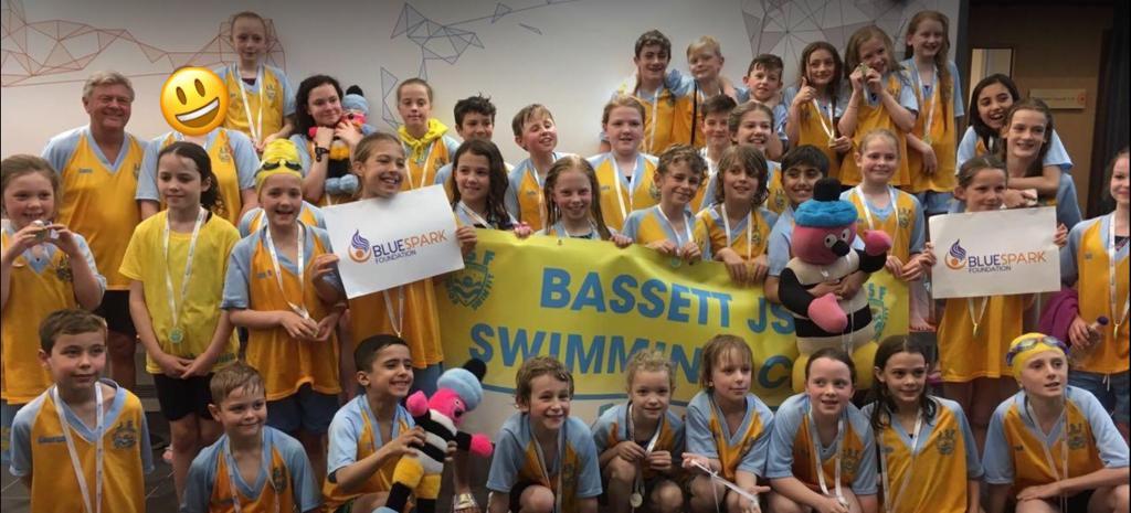 BlueSpark supports Bassett JSF Swimming Club’s first Gala