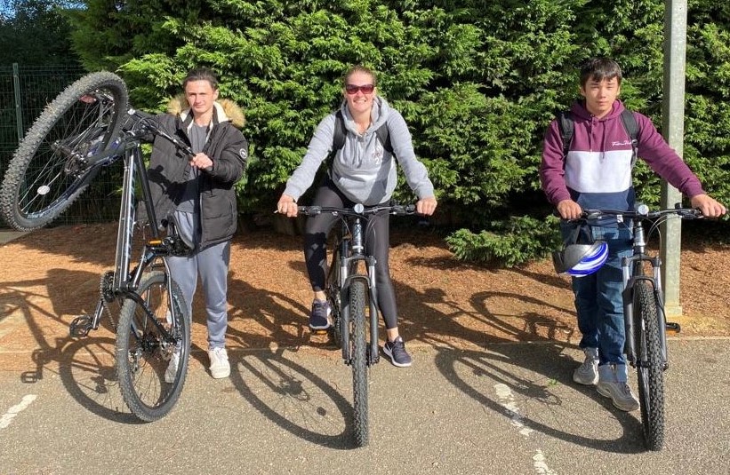 BlueSpark funds the purchase of mountain bikes by The Centre School, Cottenham