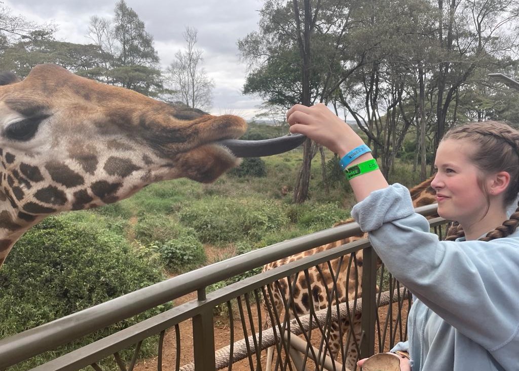 Darcie Alexander-Frye volunteers in Nakura, Kenya