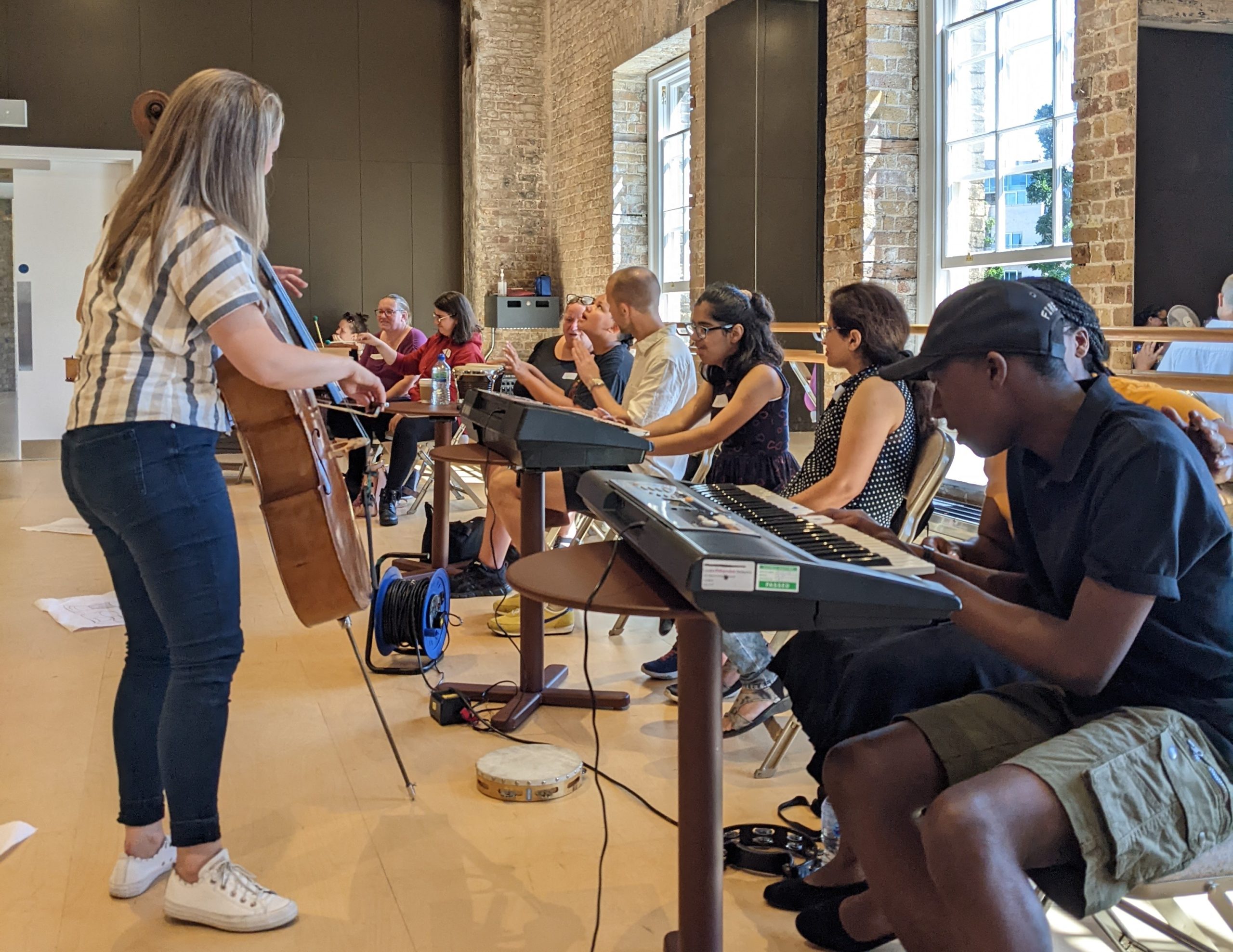 London Philarmonic Orchestra’s Open Sound Ensemble Workshop supported by BlueSpark