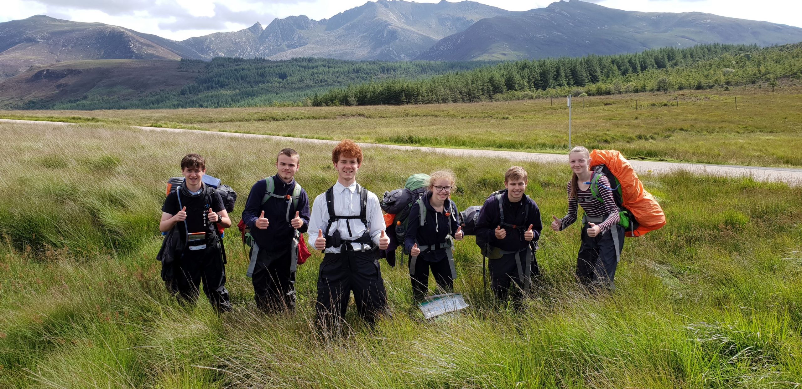 Sele School expeditions to the Peak District and the Isle of Arran